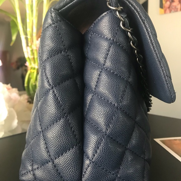 🎊rare Chanel navy rhw coco handle - Picture 7 of 8